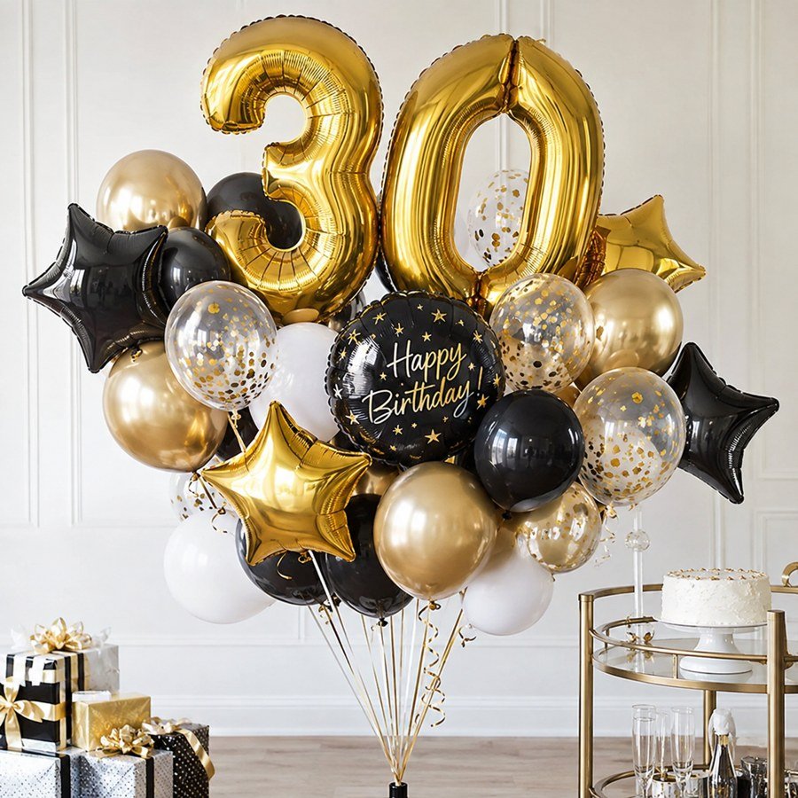 Luxury Birthday Balloon Set